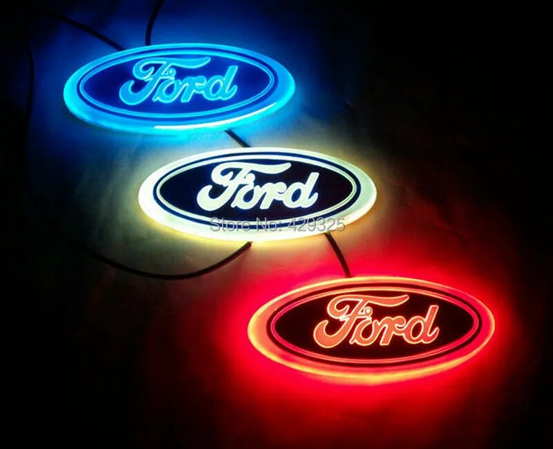Неоновая лента солярис 2. Светящийсязначек форд. Светящийся логотип форд. Ford значок. Значок форд с подсветкой.