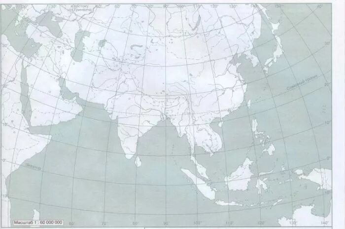 Политическая контурная карта зарубежной Азии. Политическая контурная карта Азии 11 класс. Контурная карта зарубежная Азия география 11. Контурная карта Азии 11 класс.