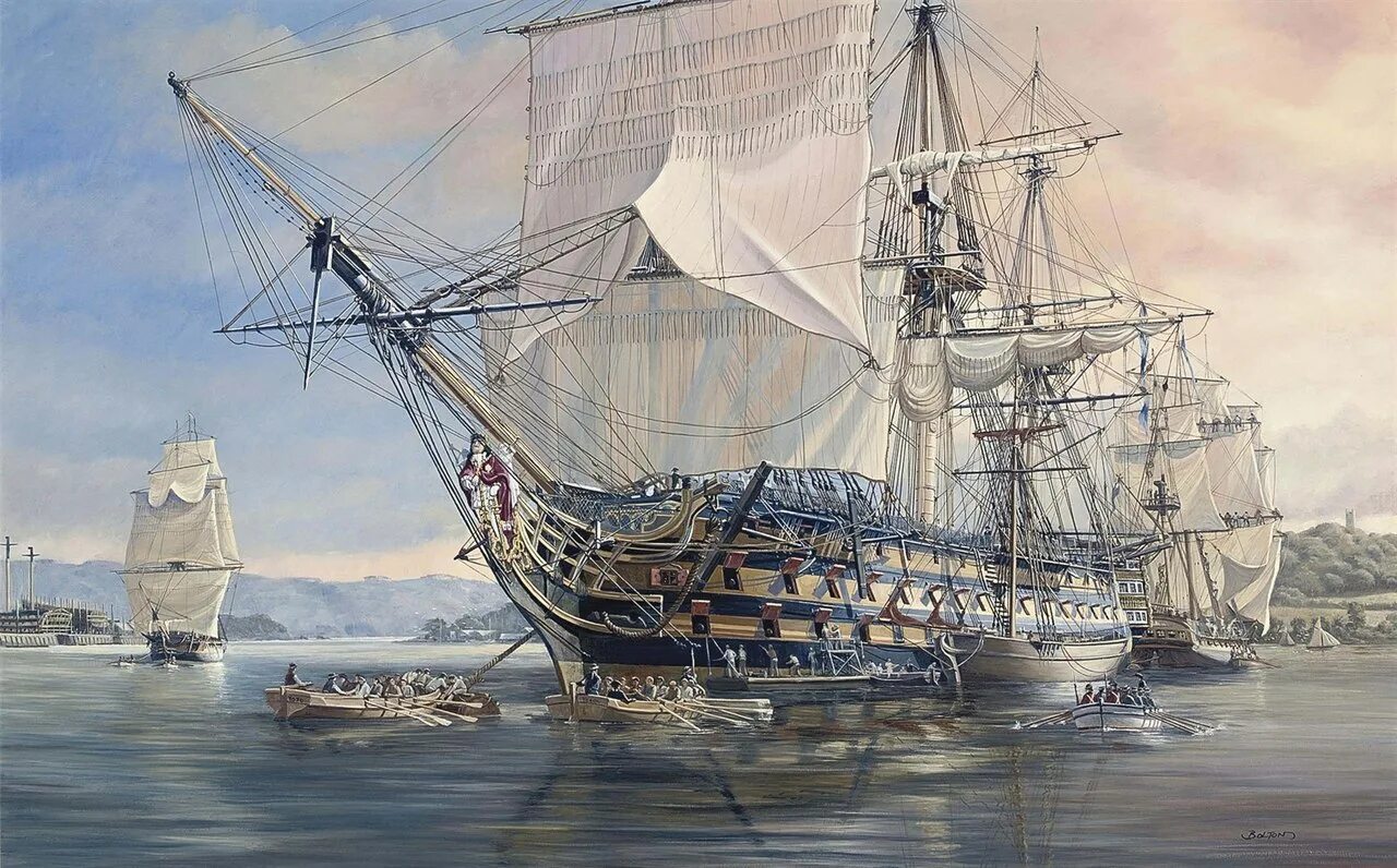 Велик век 18. Корабль Роял Соверен 17 века. HMS Royal Sovereign 1786. Испанский Галеон 17 века.