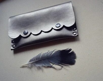 Leather silver
