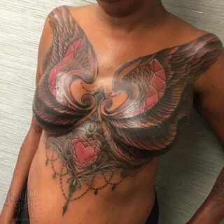 Tattoo - Post Mastectomy Tattoos Garnet Tattoo Cute Thigh Tattoos, Full Arm...