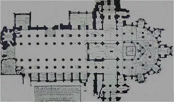 Аббатство сен-Дени план. Монастырь сен Дени план.