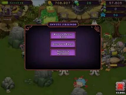 Коды друзей в my singing monsters 2024