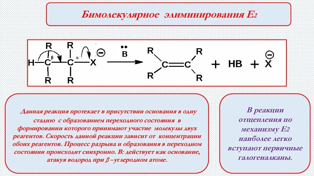 Реакция отщепления молекулы. Реакции нуклеофильного замещения и элиминирования. Реакции нуклеофильного замещения галогеналканов. Реакции элиминирования галогеналканов. Реакция элиминирования спиртов.