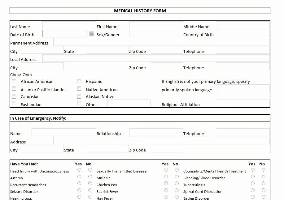 Record form. Medical history. medical form. forms history. personal medical history.