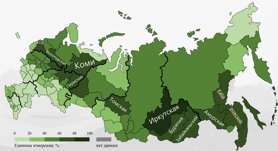 На территории страны где