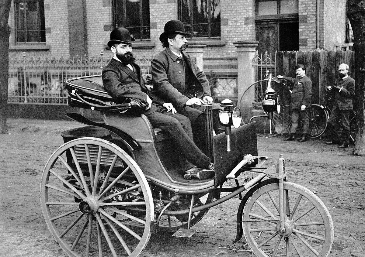 Benz Patent-Motorwagen 1886. Первые автомобили называли