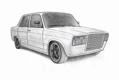 Как нарисовать ваз 21 0