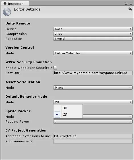 Юнити additional settings. Editor settings Inspector Unity. Где находится Project setting в Unity. Генеральные настройки Unity. Additional setting