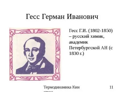 Гесс происхождение