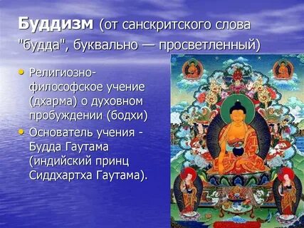 Происхождение термина буддизм