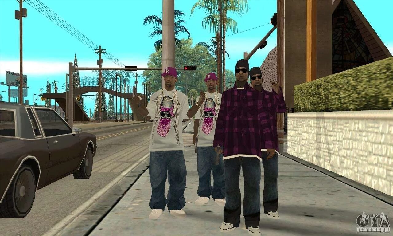 БАЛЛАС Сан андреас. GTA San Andreas банды. Машины банд гта