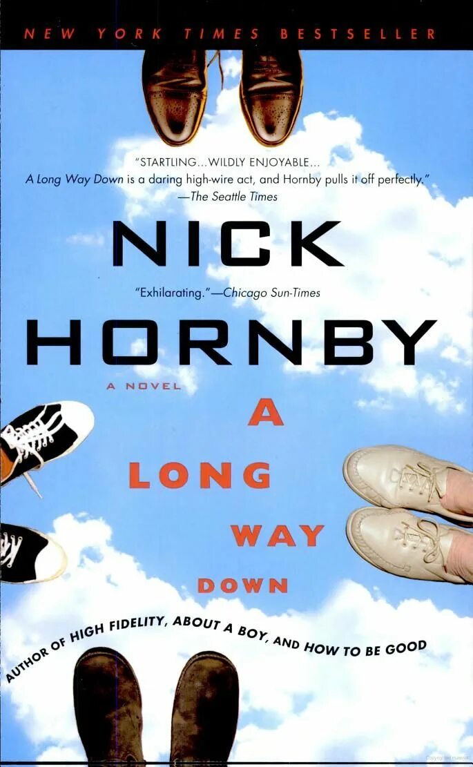 Live a long way. Long way down Hornby. Nick Hornby. Nick Hornby book. Long way down book.