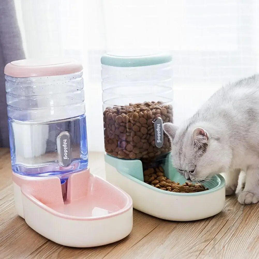 Купить автоматическую кормушку для кошек. Pet Feeder кормушка-автопоилка. Automatic Pet Feeder автокормушка. Automatic Water Feeder для кошек. Автопоилка ПЭТ диспенсер.