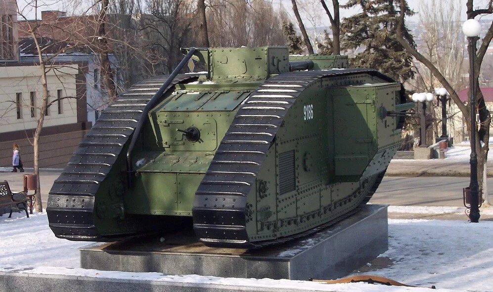 Танки MK-V. Когда появились первые танки