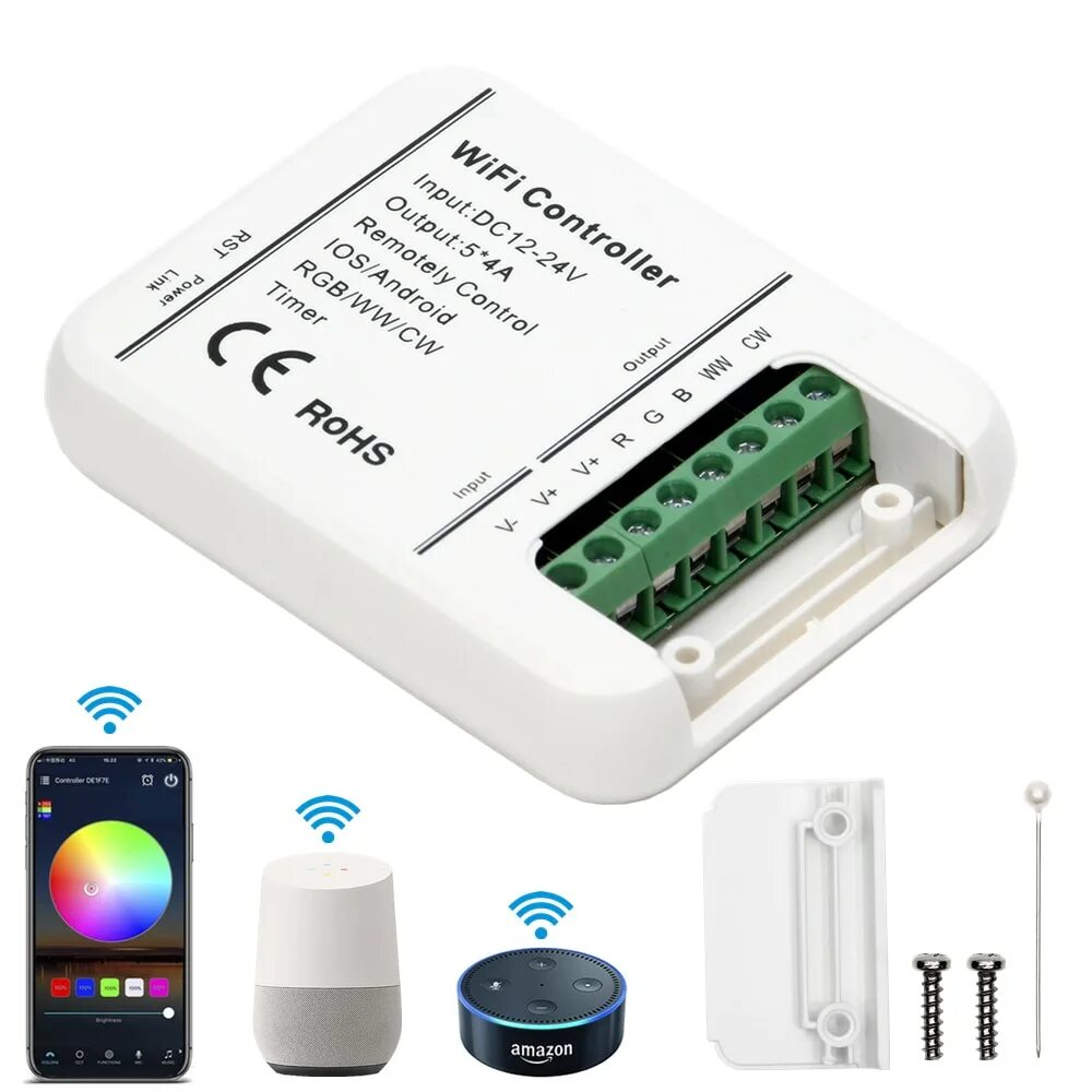 Контроллер ленты wifi. Led controller 12-24v таймер управления. rgb контроллер tuya управление. wifi диммер для cct светодиодных лент. dc12-24v rgb+cct or rgbw zigbee smart wifi led strip.