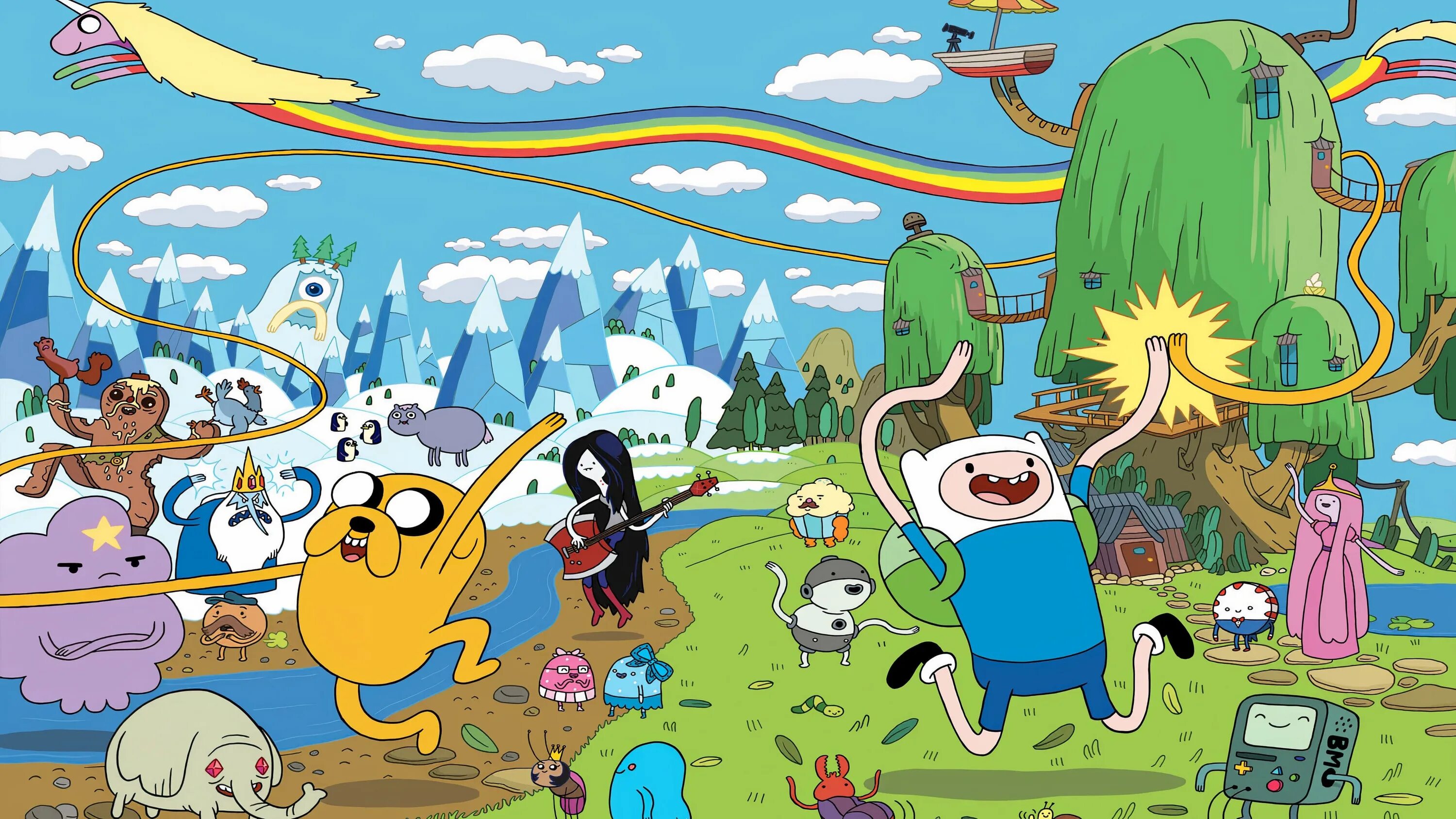 Обои на рабочий стол фин и Джейк. Обои на рабочий стол Adventure time. Время приключений фон. Обои на рабочий стол в стиле Adventure time. Включи бесплатные приключения