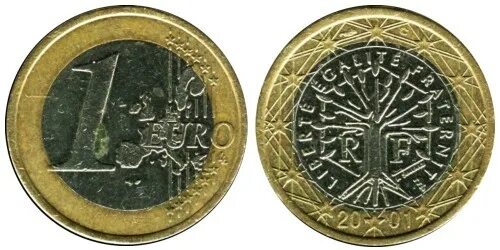 2 Евро Франция 2001. 1 Евро 2001. 1 Евро номинал. 1 Евро 2001 RF. Евро 2001 год