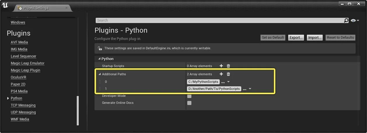 Python Unreal engine. PS Python. Unreal Python примеры игр. "Edit" -> "Project settings" -> "Graphics"..