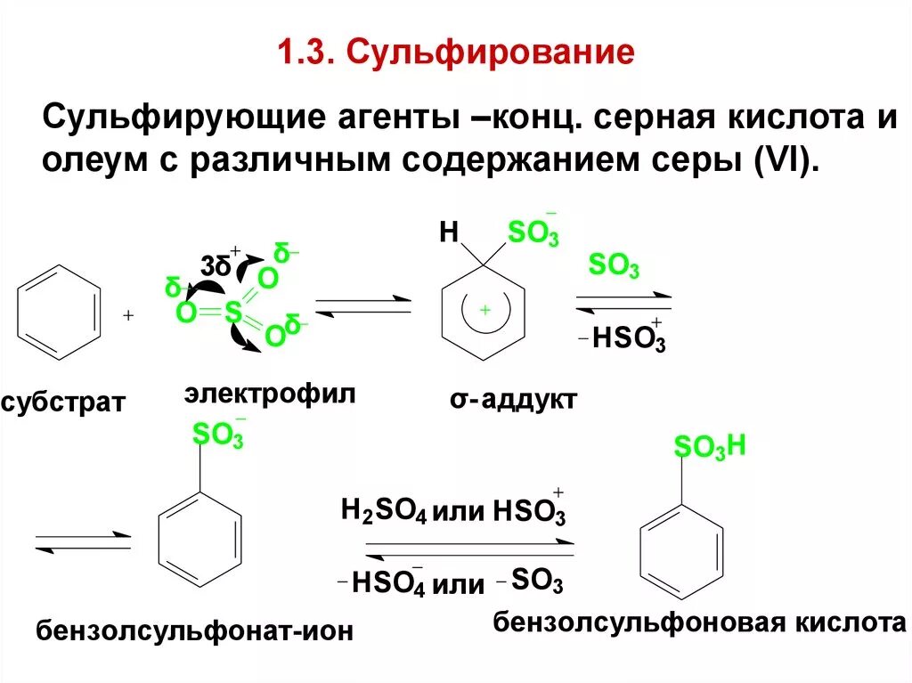 Соединения с концентрированной серной кислотой. Сульфирование толуола механизм. Сульфирование бензола олеумом. Механизм реакции сульфирования бензола. Сульфирование толуола механизм реакции.