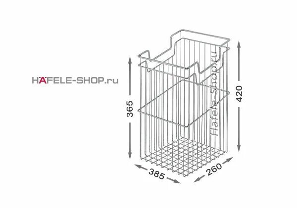 Корзина для белья в ванную комнату BBS-04 купить в интернет-магазине Decoriko
