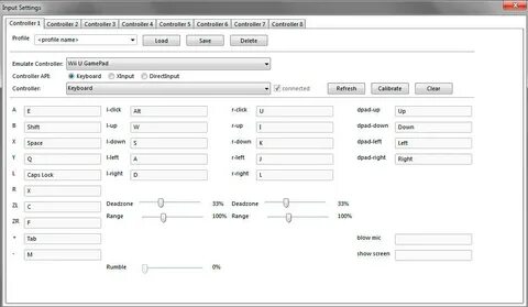 Input setting