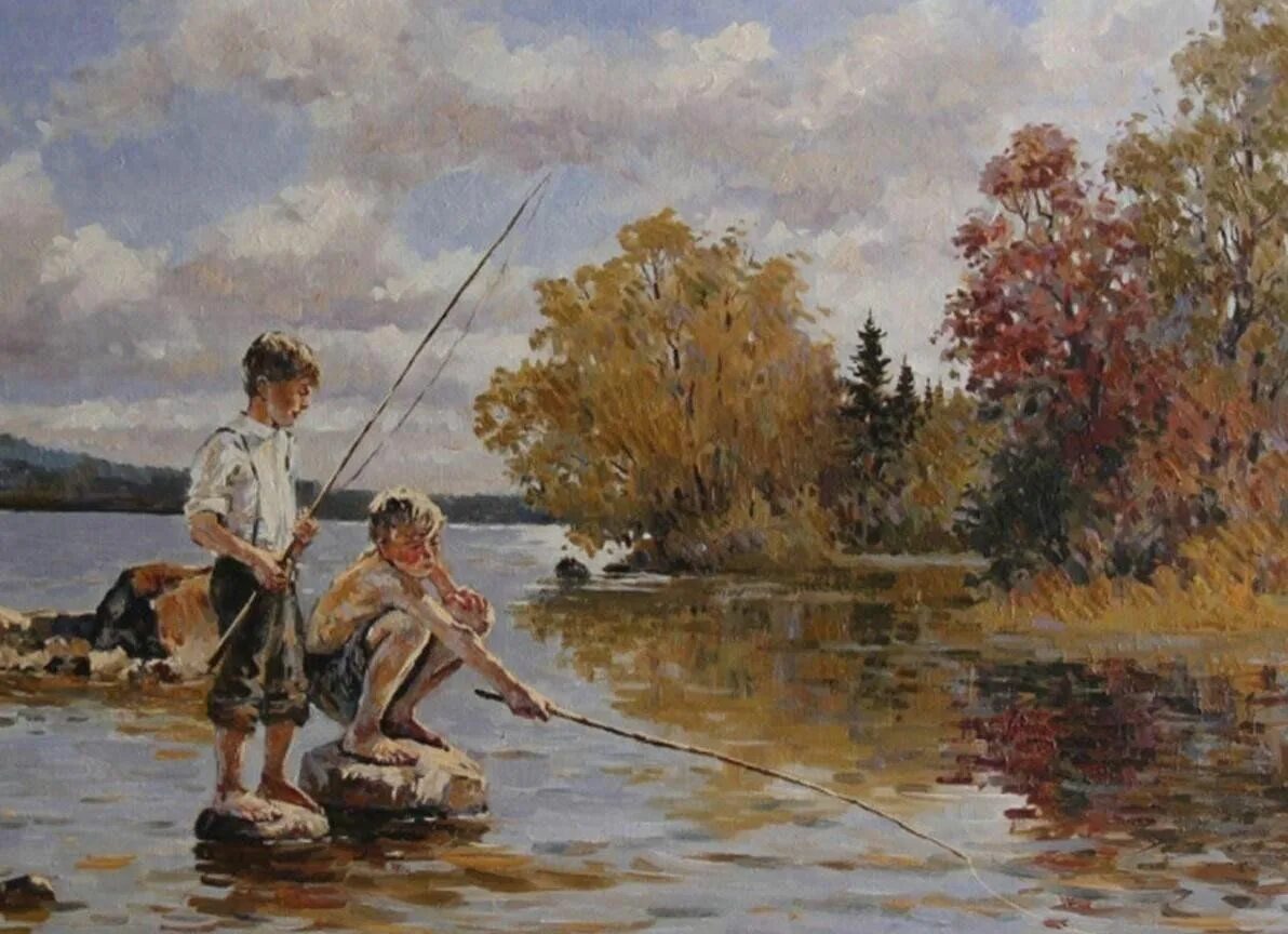 Рыбачки картина Маковский.