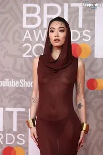 Rina Sawayama Flashes Her Nude Tits at the BRIT Awards 2023 in London (36 P...