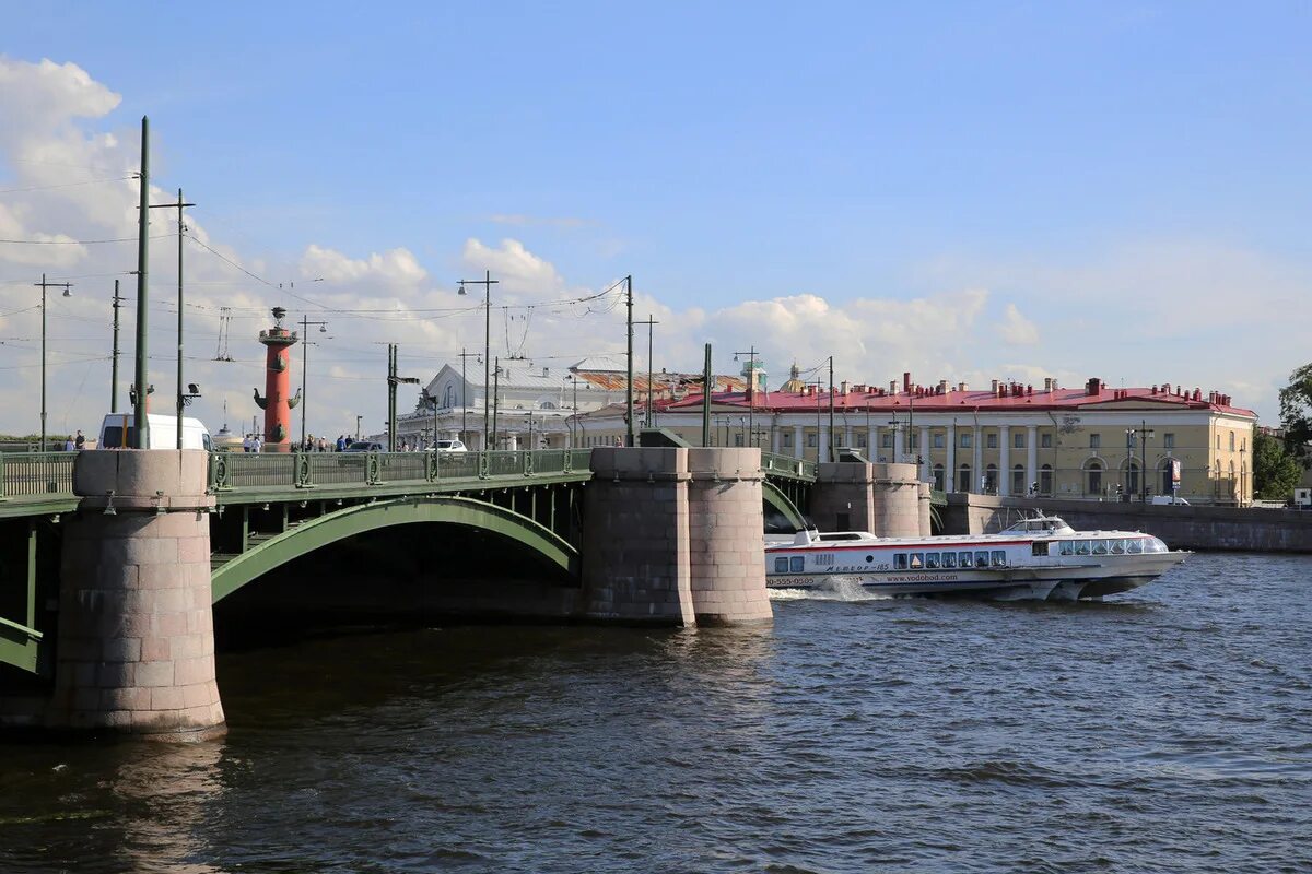 Когда откроют Биржевой мост в Петербурге? АиФ Санкт-Петербург