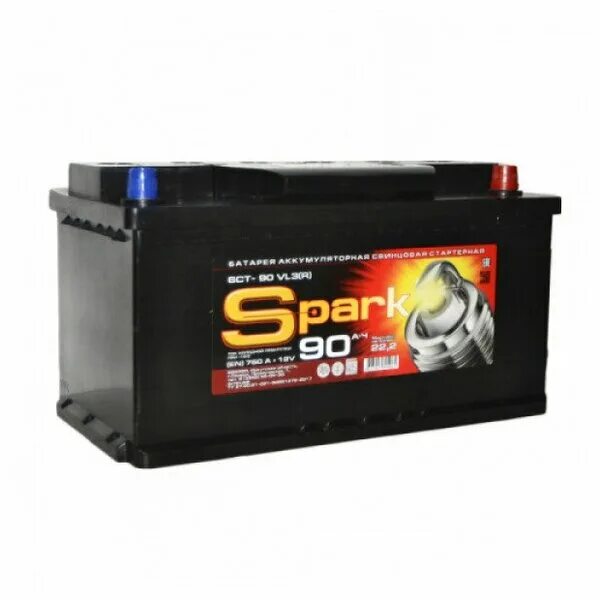 Battery 90. Аккумуляторная батарея Spark 90. Spark 90 Ач прям.п.. Аккумулятор САНФОКС 90 Ач. Аккумулятор Spark 90 вес.