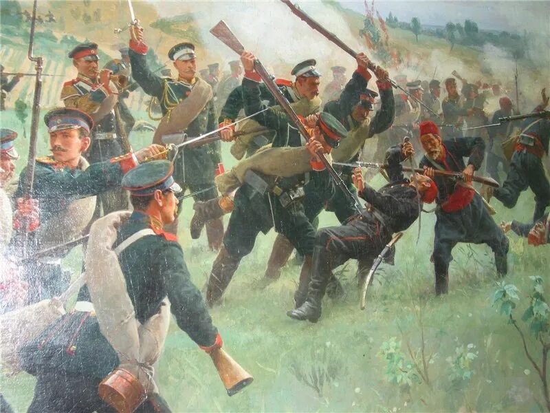 Турецкое войско называлось. Штыковой бой 1812.