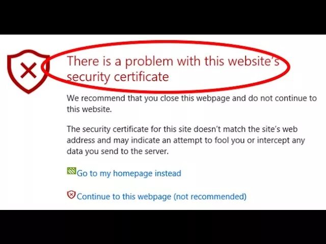 Certificate problem. How to fix self-signed certificate error.