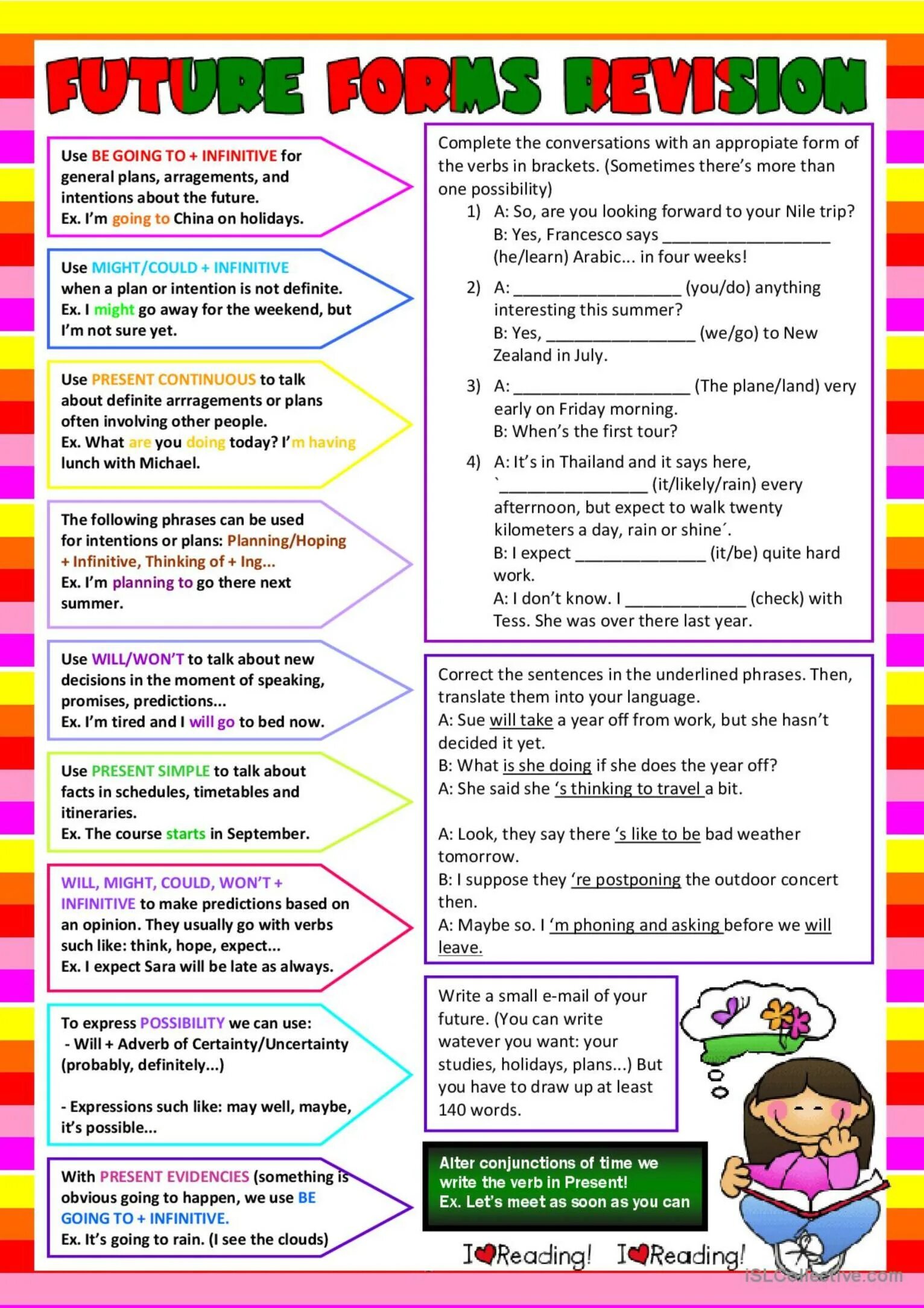 Unit 3 future forms. Future tenses worksheets. future plans and intentions worksheets. future forms worksheets. talking about future worksheets.