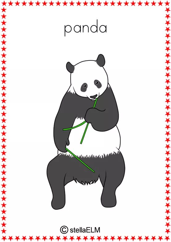 Панда собирает в круг