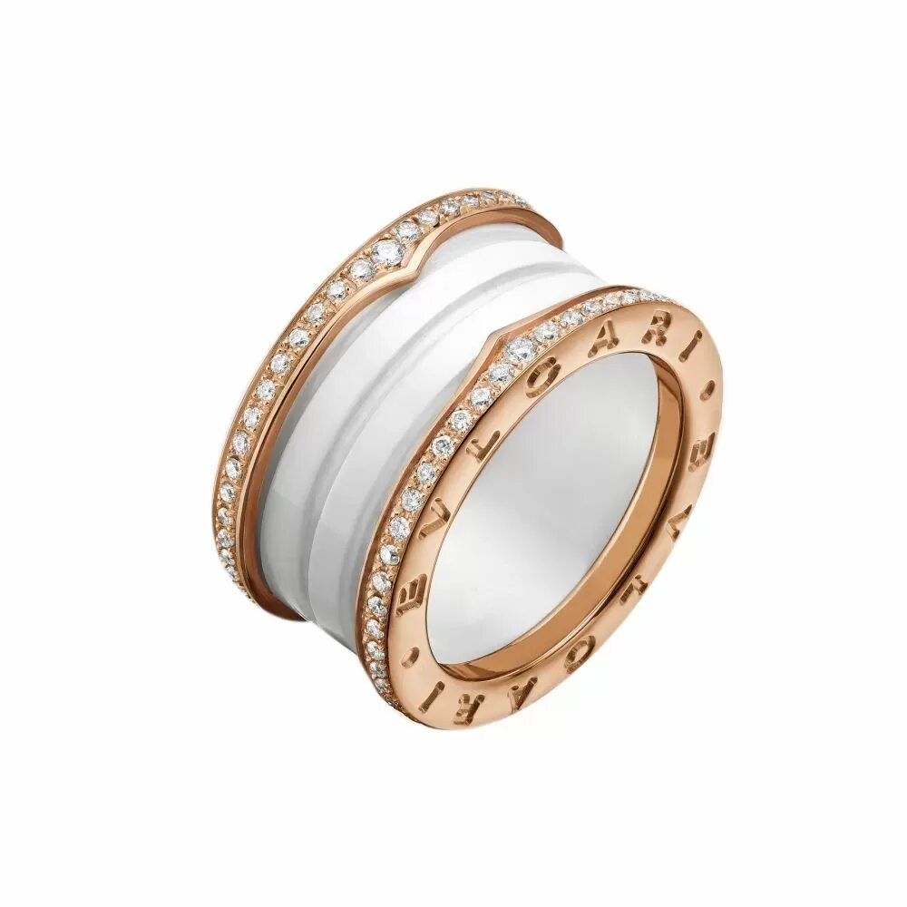 Кольцо Bvlgari 1515847. Bvlgari bzero1 кольцо. Кольца булгари коллекция Zero. Bvlgari b.zero1 White Gold.