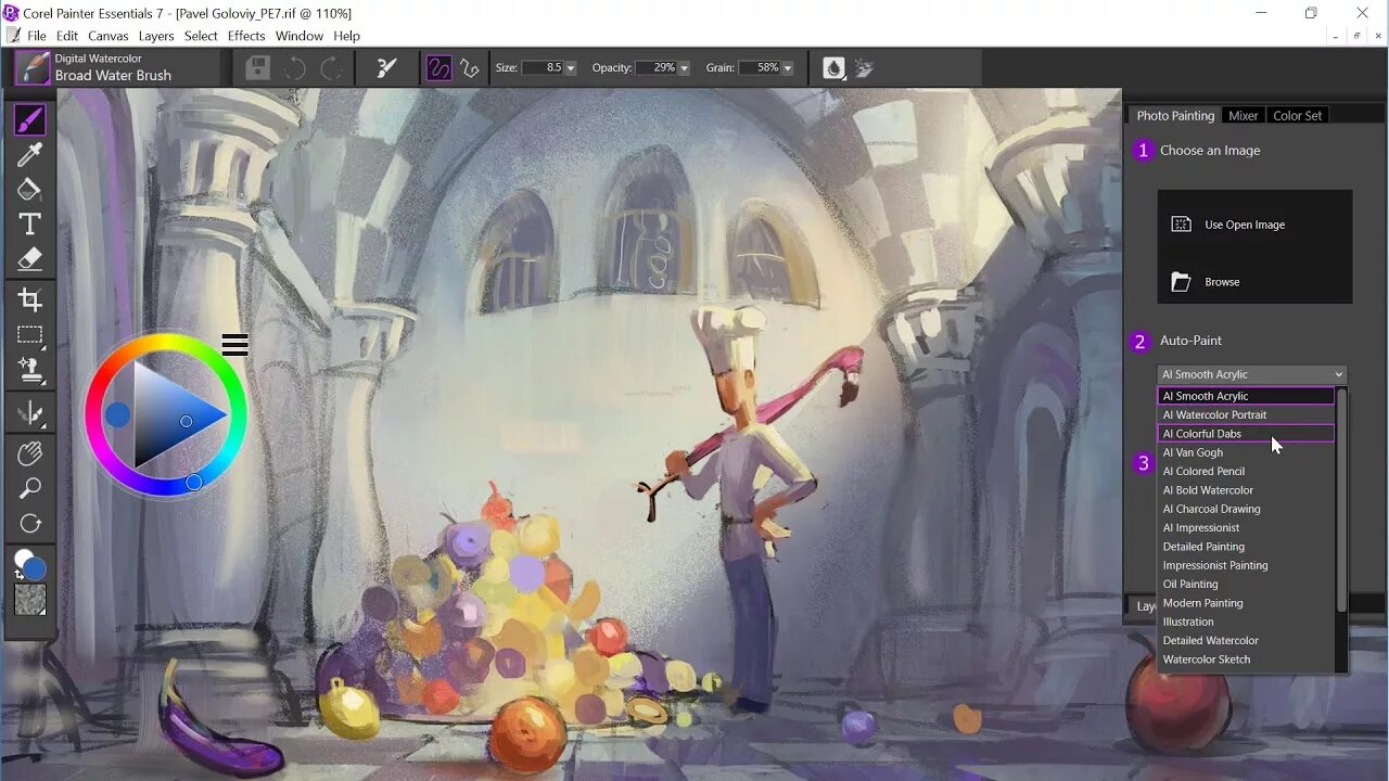 Аналог painter. Painter essentials 7. corel painter essentials. corel painter essentials 7. corel painter интерфейс.