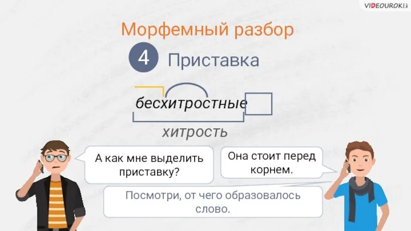 Слово хитрость. Бесхитростный разбор слова. Бесхитростный морфемный разбор. Морфемный разбор слов схитрить.