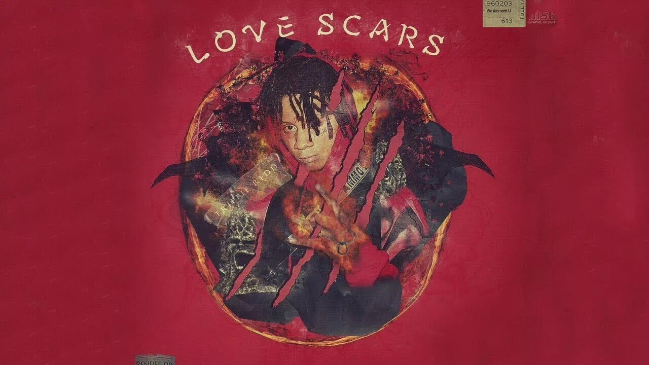 Love scars. Триппи ред обложки альбомов.