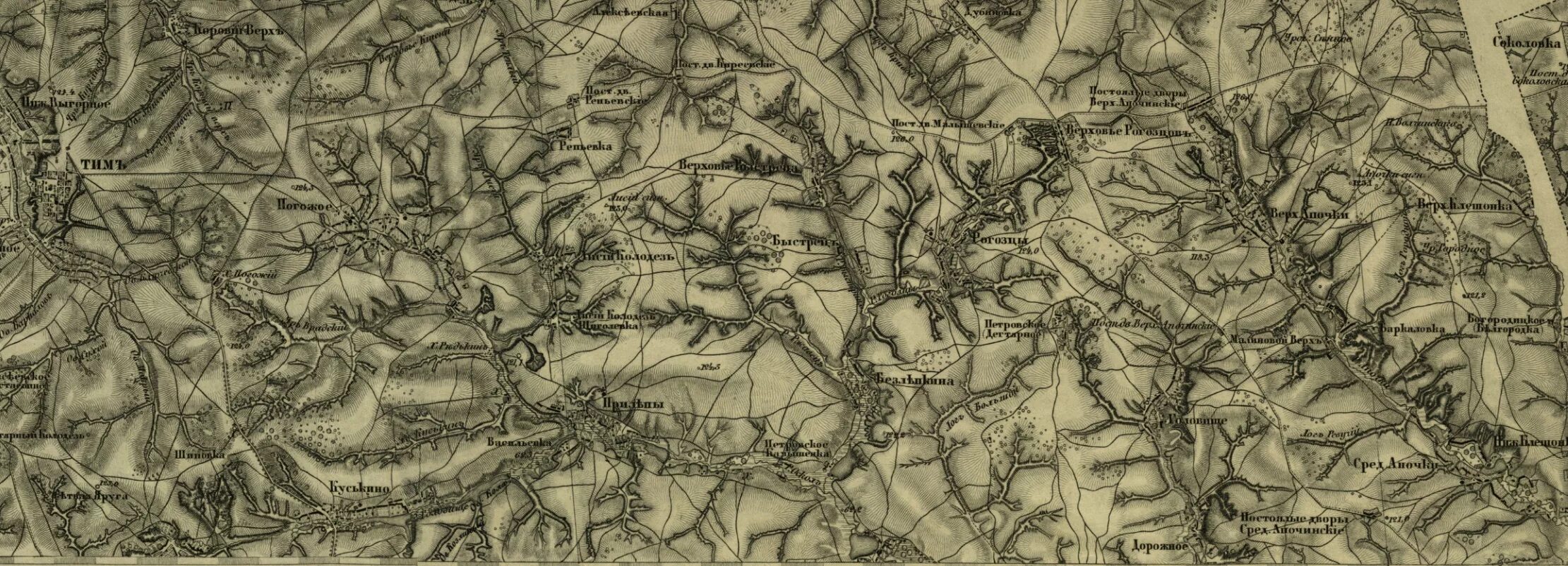 Щигровский уезд курской губернии. Тимский уезд. Белгородский уезд курской губернии карта. Карта обоянского уезда. Тимский уезд.