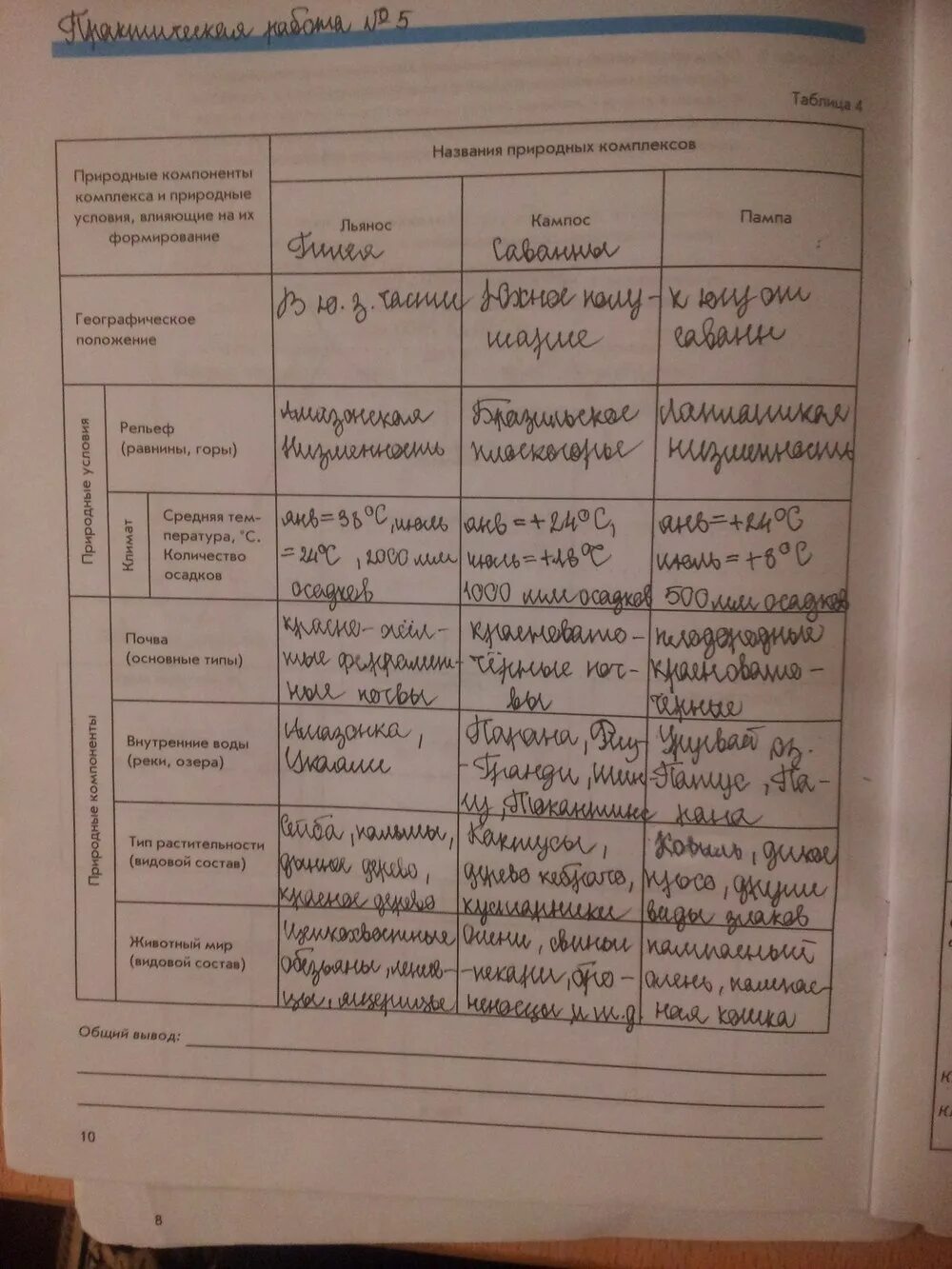 Таблица почв 7 класс география. Рабочая тетрадь по географии 7 класс таблица. 7 Класс география стр 55 таблица. Таблица 6 по географии 10 класс Сиротин.