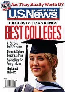 Us news and world report college rankings undergraduate research
