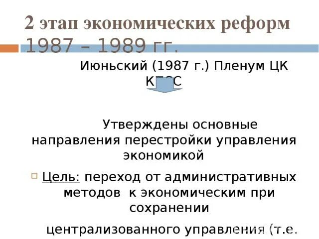 Перестройка в СССР (1985-1991). Реформа политической системы - презентация онлай