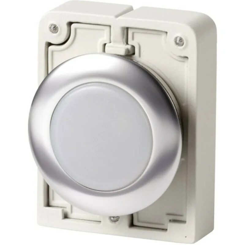 White push button