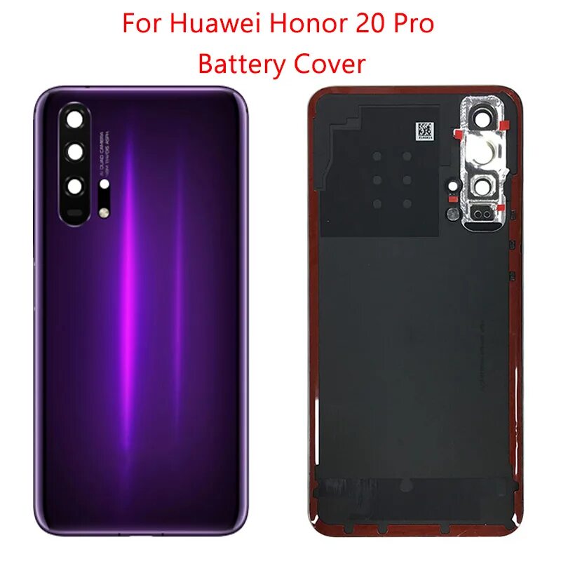 Задняя крышка для huawei honor 20 pro (фиолетовая) - премиум авто. Задняя крышка huawei honor 20 pro. Крышка хонор 20 про. Прозрачный чехол huawei p20 pro. Honor 20 pro задняя крышка.