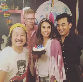 Bobby Lee And Khalyla Kuhn celebrate 100th episode of their TigerBelly podc...