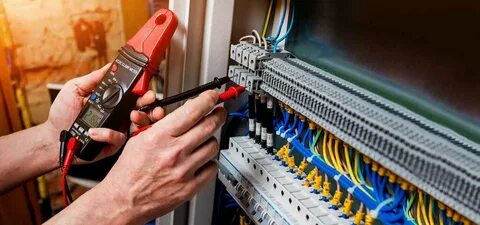 Electrician wiring panel