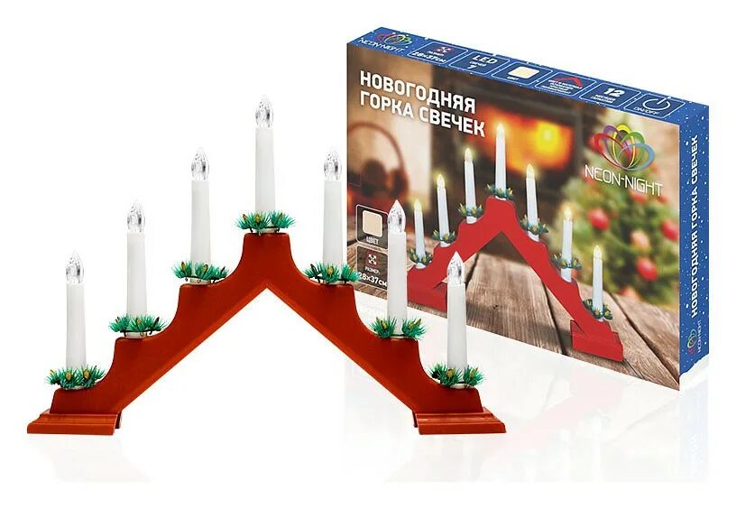 Новогодний светильник-фонарь neon night. 3 см, белый. Neon night свечка. Свеча светодиодная neon-night новогодняя горка 7 свечек 37 см. Neon night свечка.