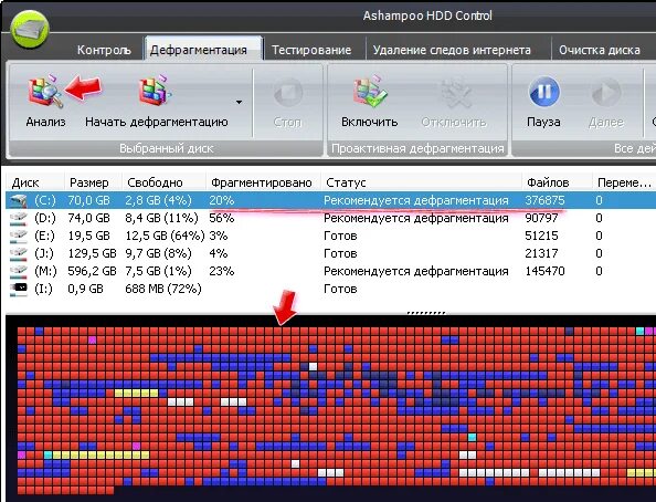 Программа проверки жесткого диска на русском. Ashampoo hdd control 3. программа для проверки жесткого диска. дефрагментация hdd linux. программа для работы с жесткими дисками.