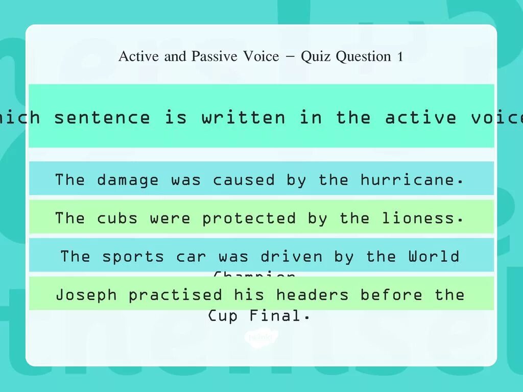 Вопрос в Active Voice. Active Voice Passive Voice вопросы. Passive вопросы. Пассивные вопросы в английском языке. Passive quiz