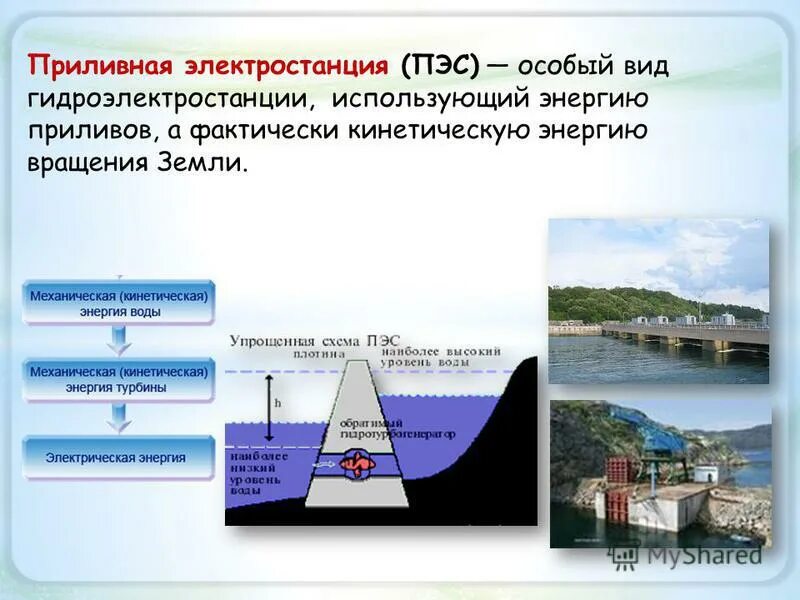 Почему для сравнения мощности тугурской пэс. Схема действия приливной электростанции. Приливная электростанция схема. ПЭС схема. Приливные электростанции (ПЭС).